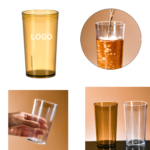 17oz Acrylic Plastic Reusable Tumbler