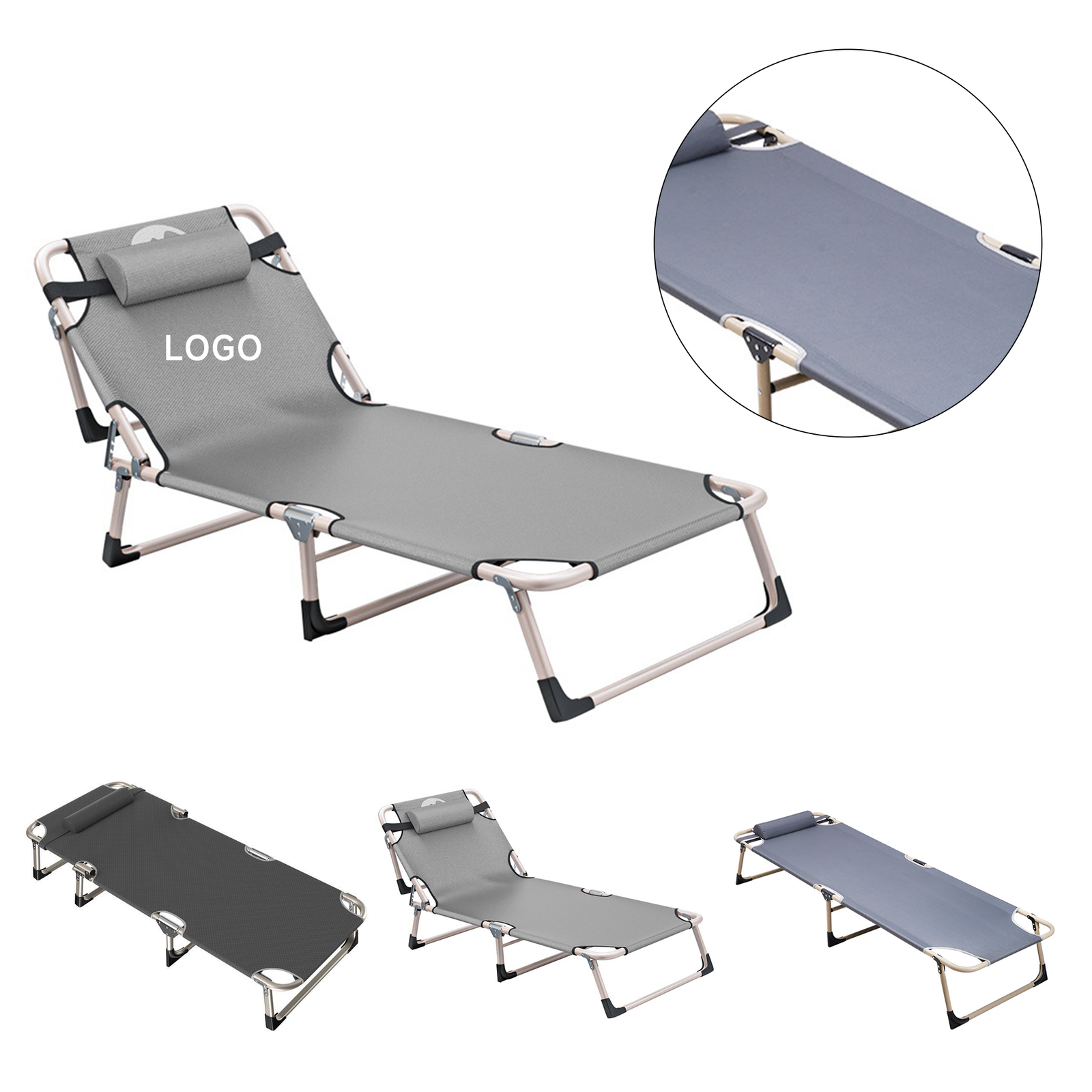 0 (1) Outdoor Folding Cot - Image 1