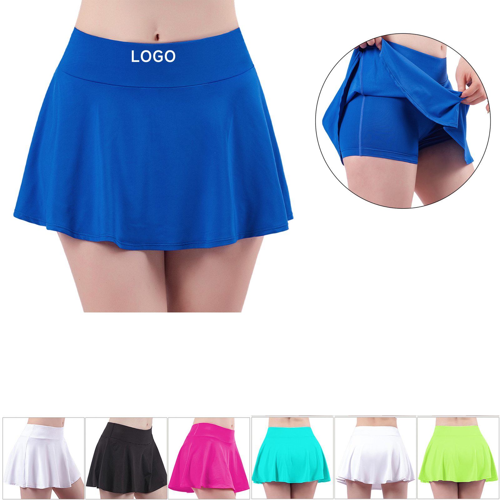 0 (1) Polyester Yoga Skirt - Image 1