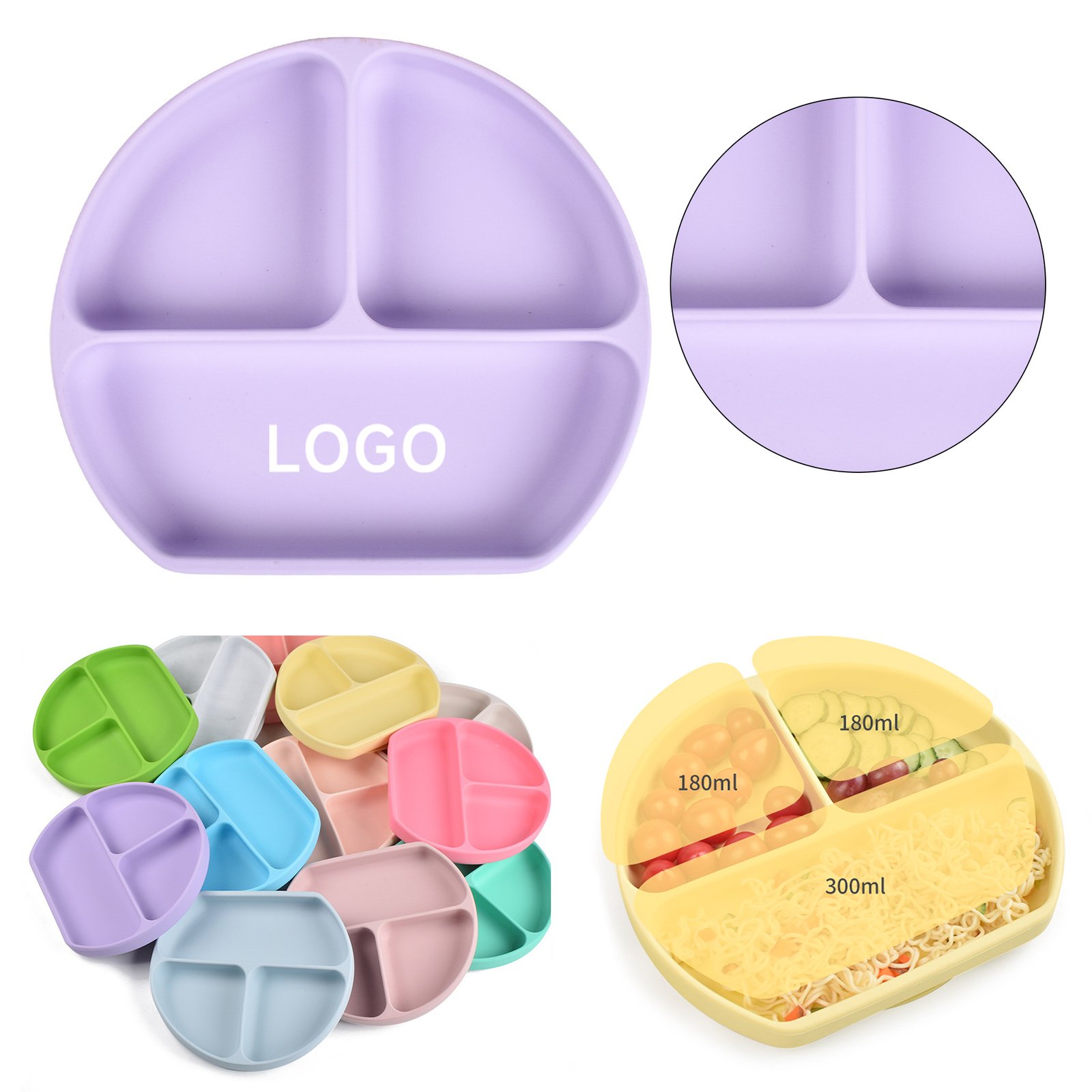 0 (1) Silicone Baby Plate - Image 1