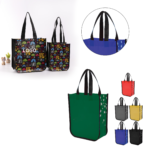 Round Cornered Laminated Non-Woven Tote Bag