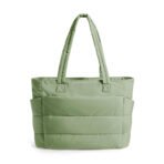 Puffy Lightweight Tote Bag With Compartment - Image 2