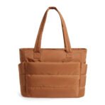 Puffy Lightweight Tote Bag With Compartment - Image 3