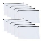 Multipurpose Canvas Color Zippered Pencil Case - Image 5