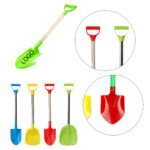Wooden Sand Shovels With Plastic Spade For Child