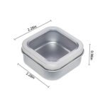 Transparent Window Square Tin Storage Box - Image 5