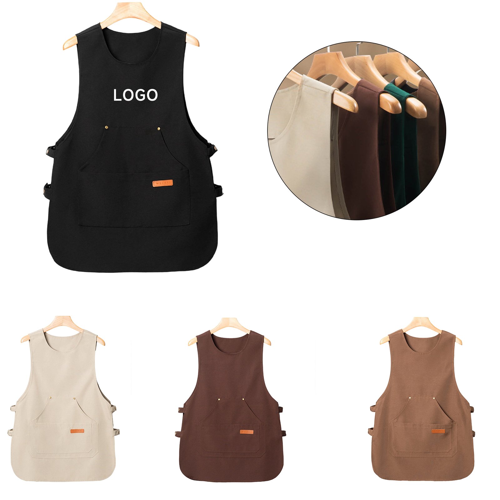 4 Polyester Kitchen Vest Apron - Image 1