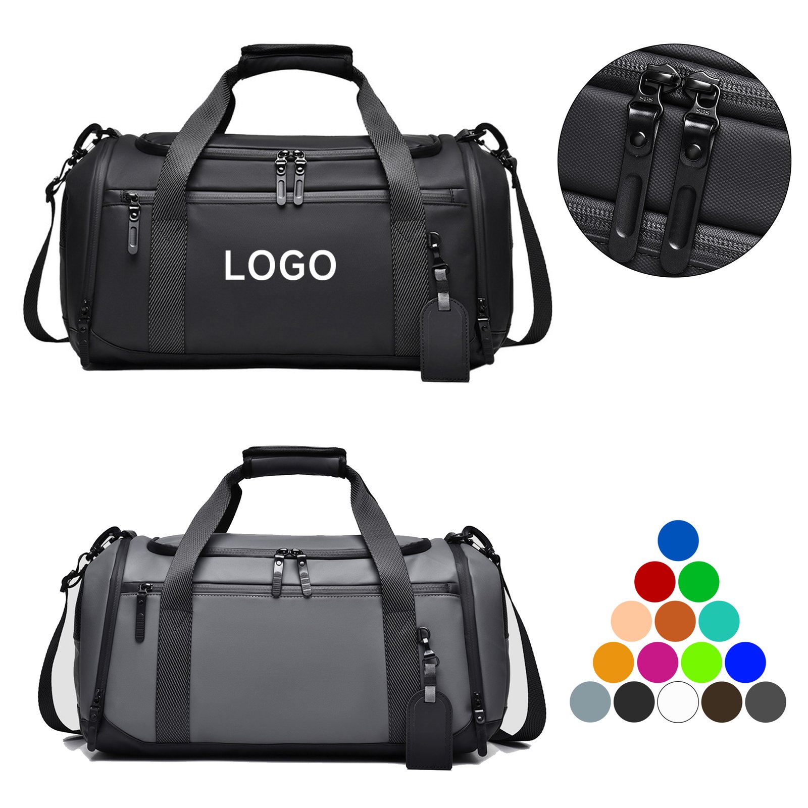 44545 Oxford Cloth Travel Duffel Bag - Image 1