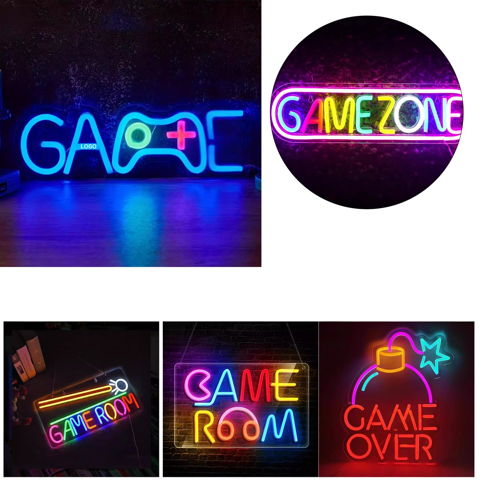 445646 Game Room Neon Sign Led Wall Decor - Image 1