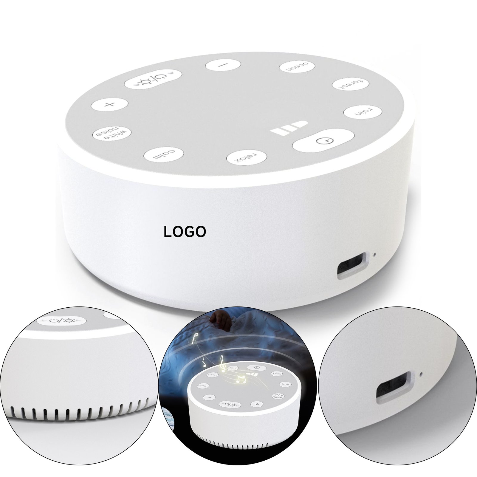 45456 Portable Sleep White Noise Sound Machine - Image 1