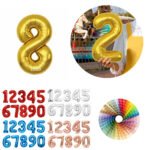 Digit Shaped Mylar Balloon