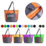 Two-Tone Canvas Tote Bags