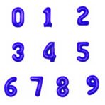 Digit Shaped Mylar Balloon - Image 2