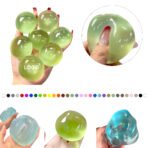 Transparent Jelly Pinch Ball Decompression Toy