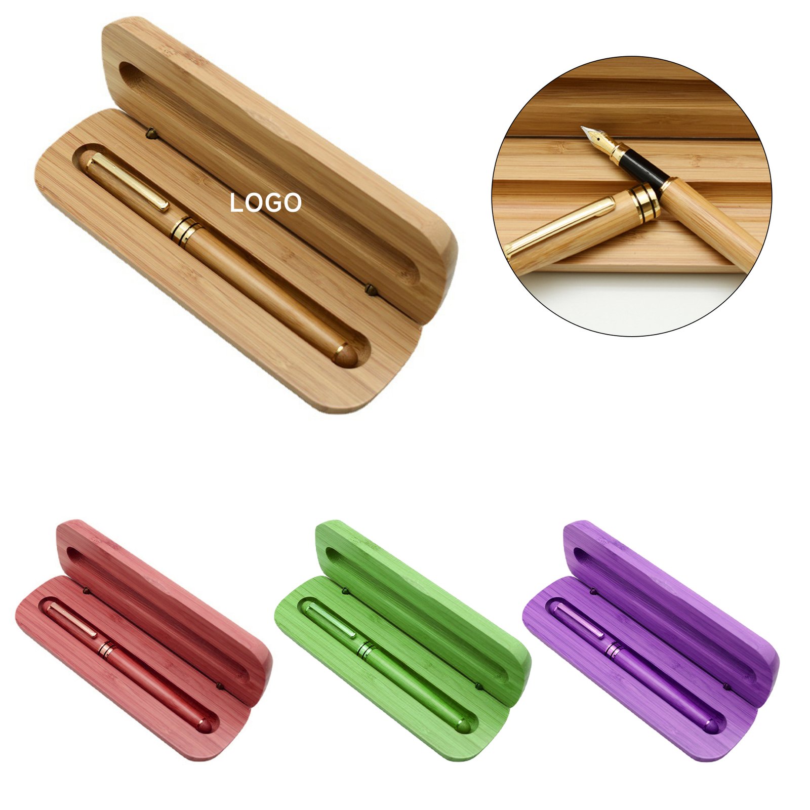 787878 Maple Fountain Pen Set - Image 1