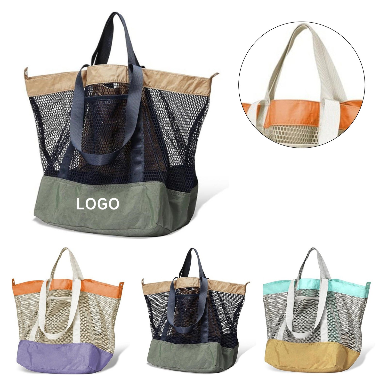 78798 Mesh Beach Tote Bag - Image 1