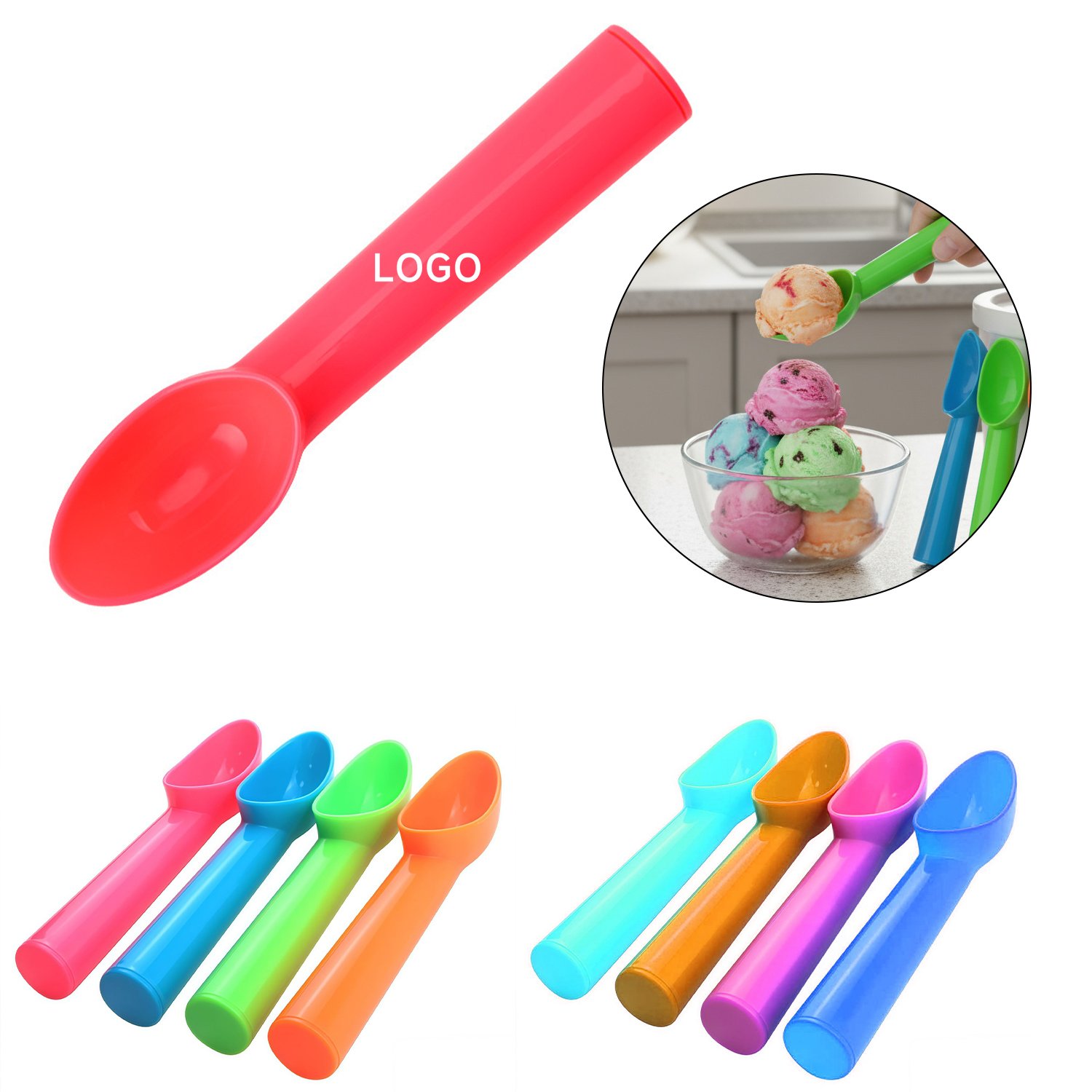 78798 Plastic Ice Cream Scoop - Image 1