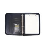Faux Leather Portfolio Organizer Binder Ring - Image 2
