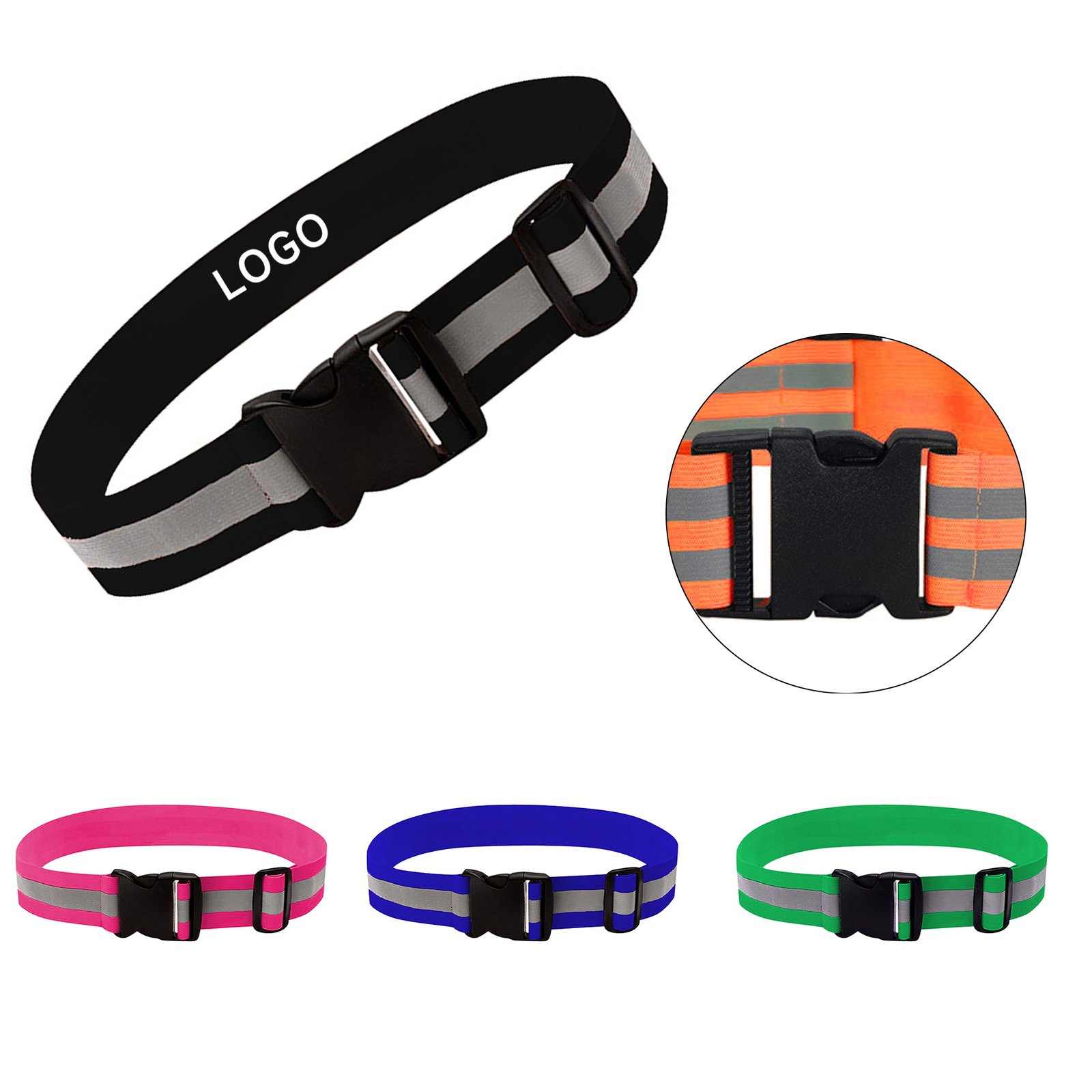 789798 Adjustable Reflective Belt - Image 1