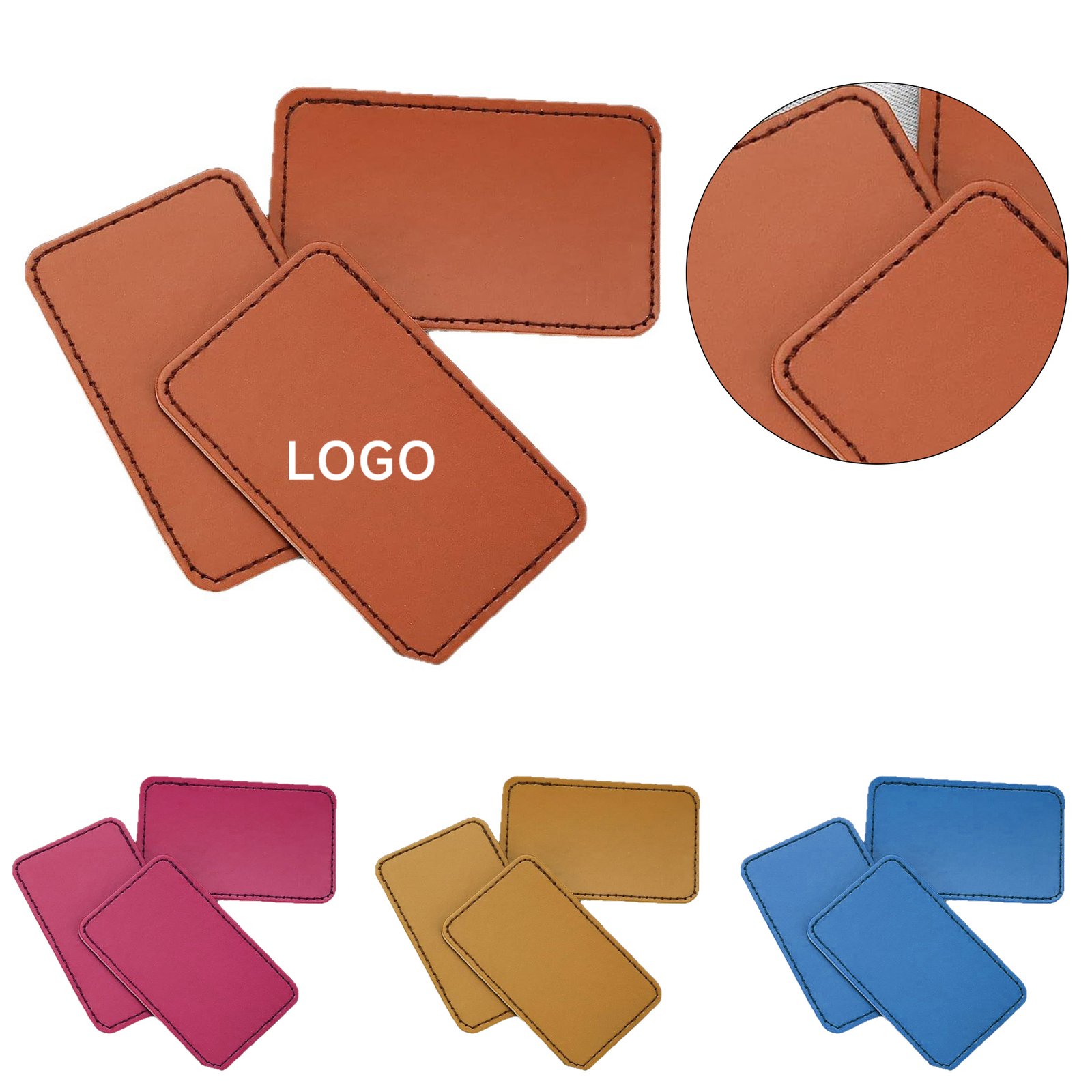 878979 Leatherette Hat Patch - Image 1