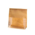 Waterproof Kraft Food Bag With Clear Window - Image 3