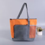 Two-Tone Canvas Tote Bags - Image 2