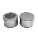 Round Window Tin Can Metal Storage Box - Image 5