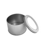 Round Window Tin Can Metal Storage Box - Image 6
