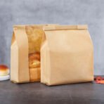 Oil Proof Kraft Paper Sandwich Bag - Image 5